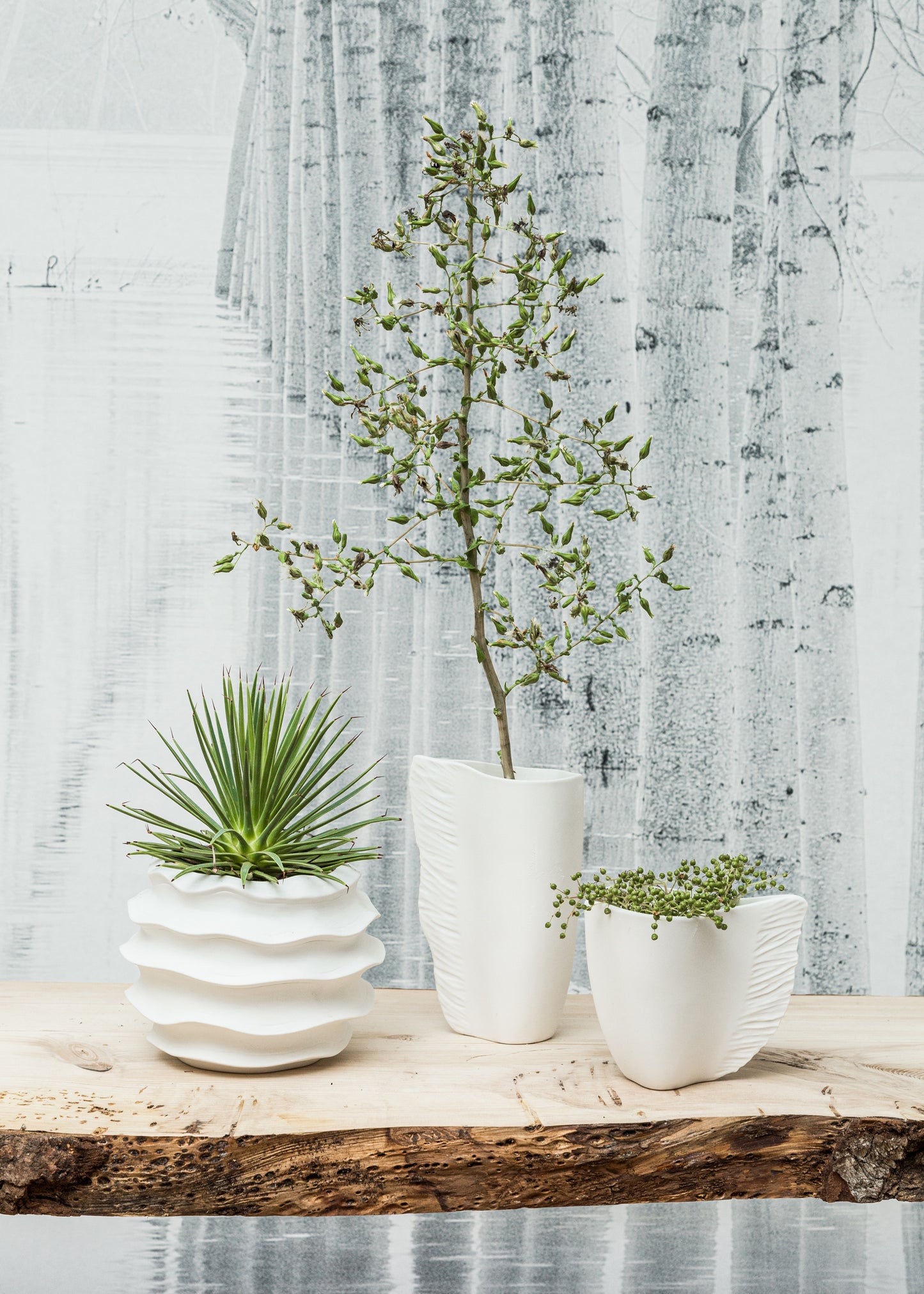 LOT DE 2 VASES VING
