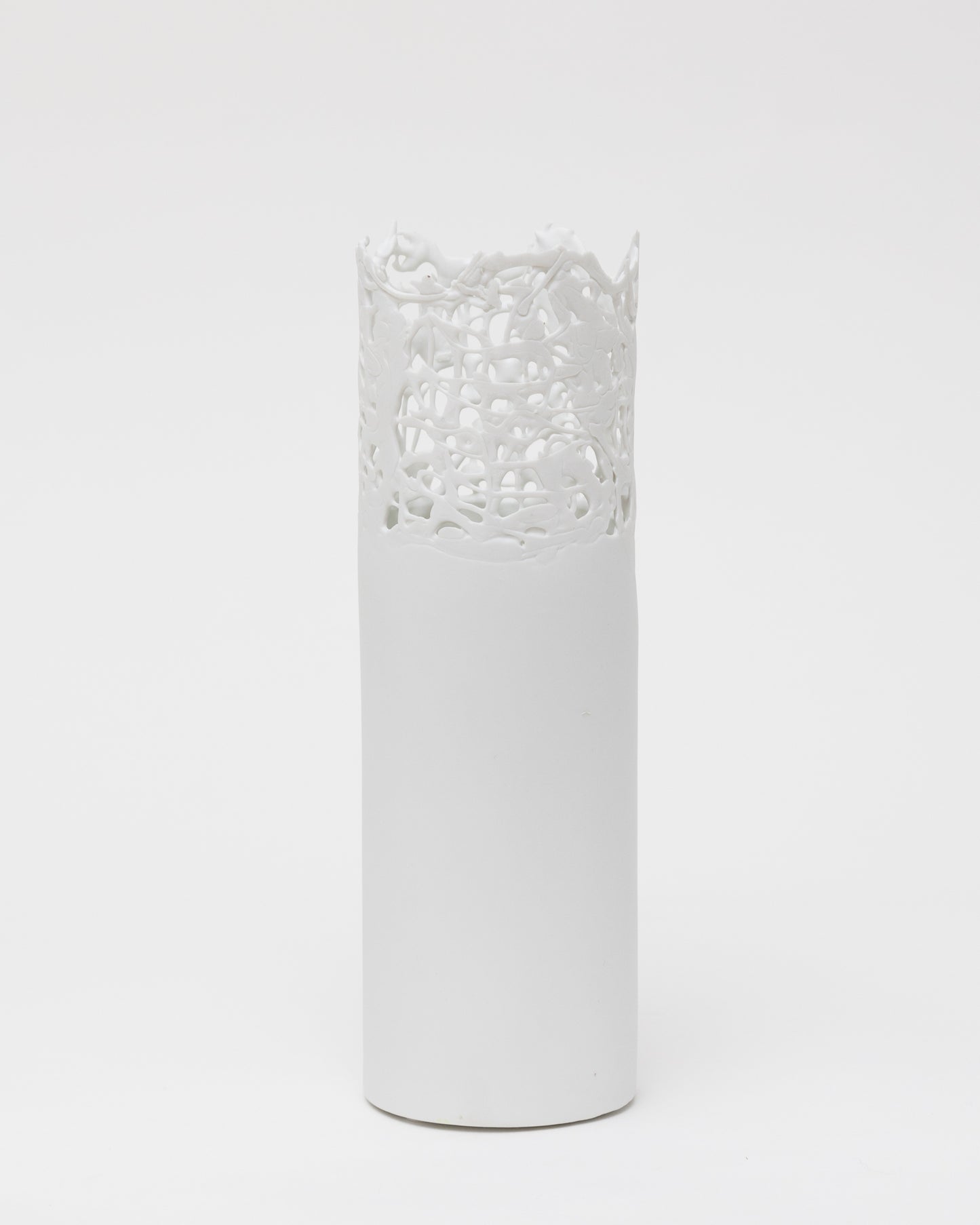 Spinn vase H22, D7, biscuit porcelain